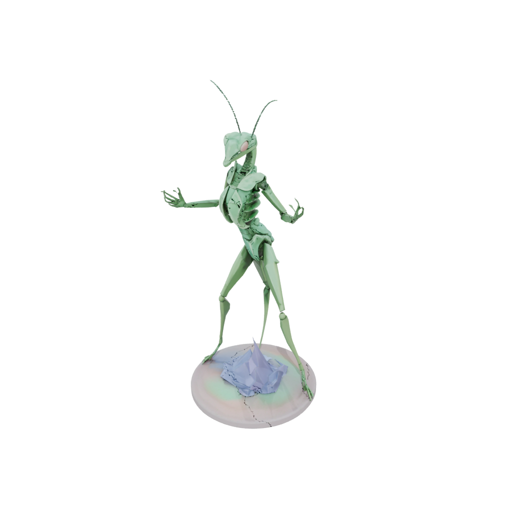 Pastel Geo Flexi Praying Mantis