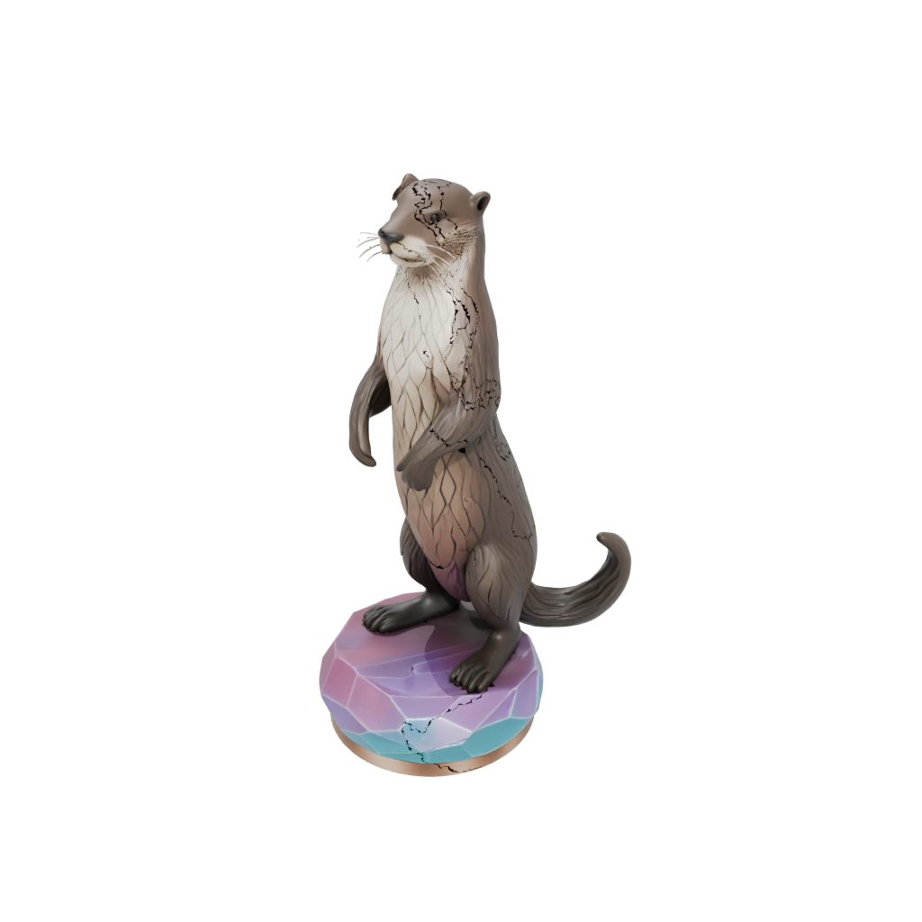 Pastel Geo Flexi River Otter