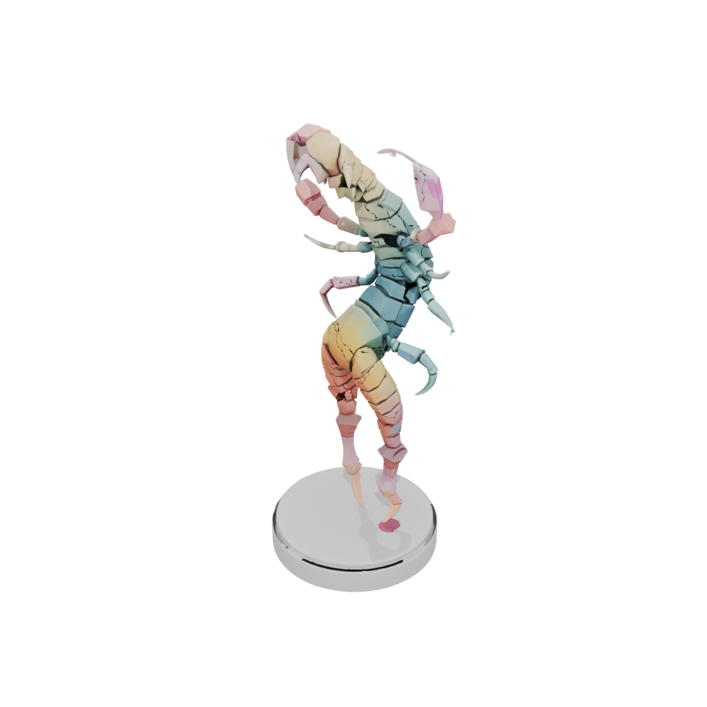 Pastel Geo Flexi Scorpion