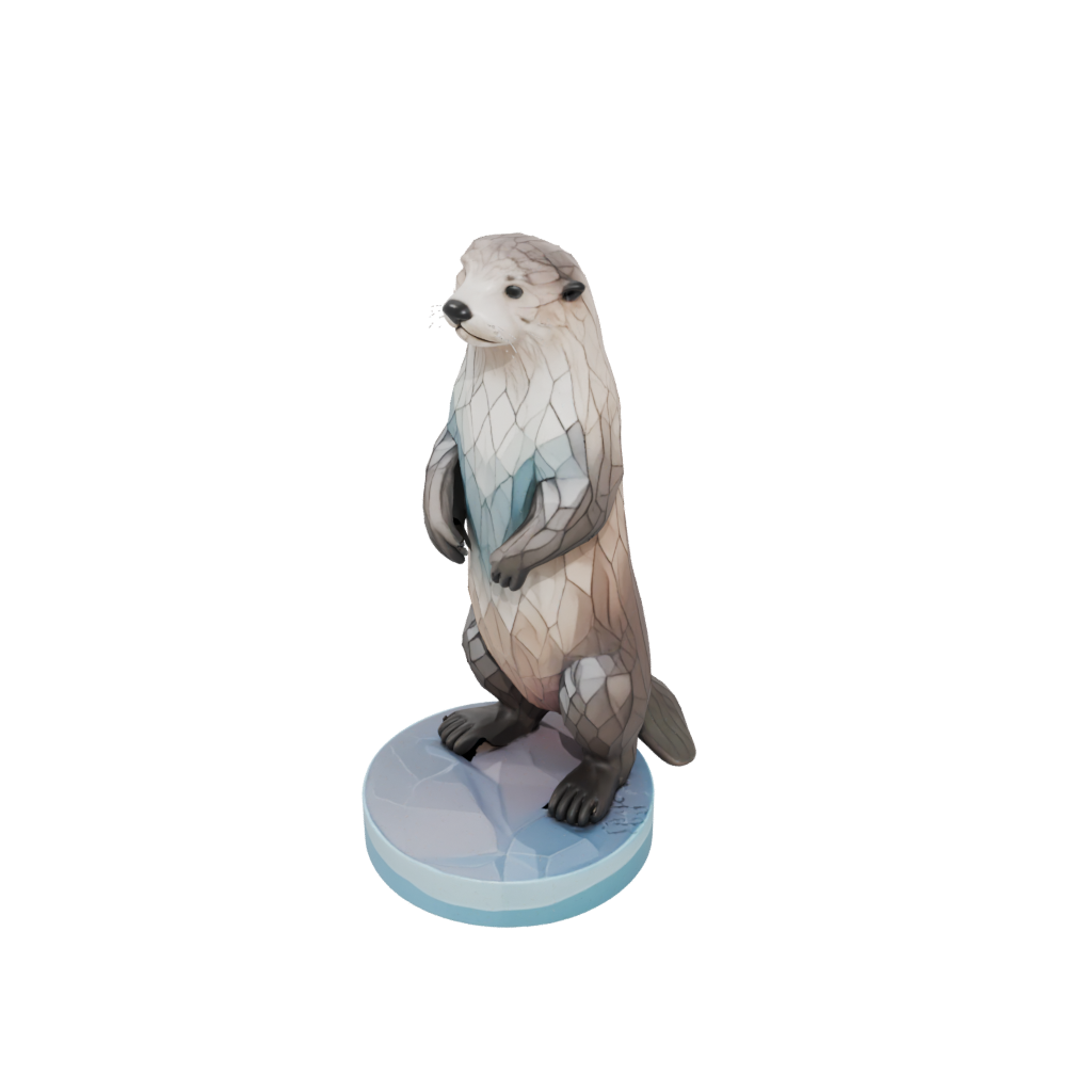 Pastel Geo Flexi Sea Otter