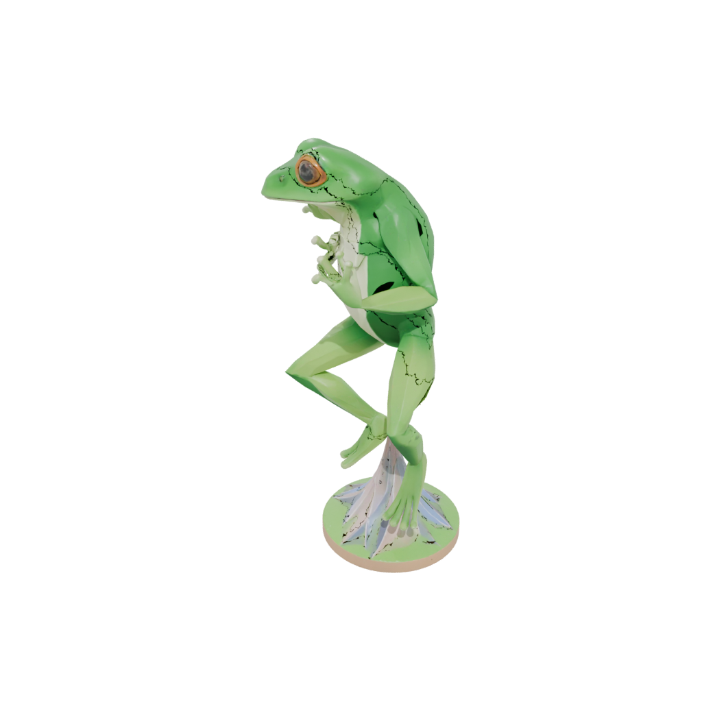 Pastel Geo Flexi Tree Frog