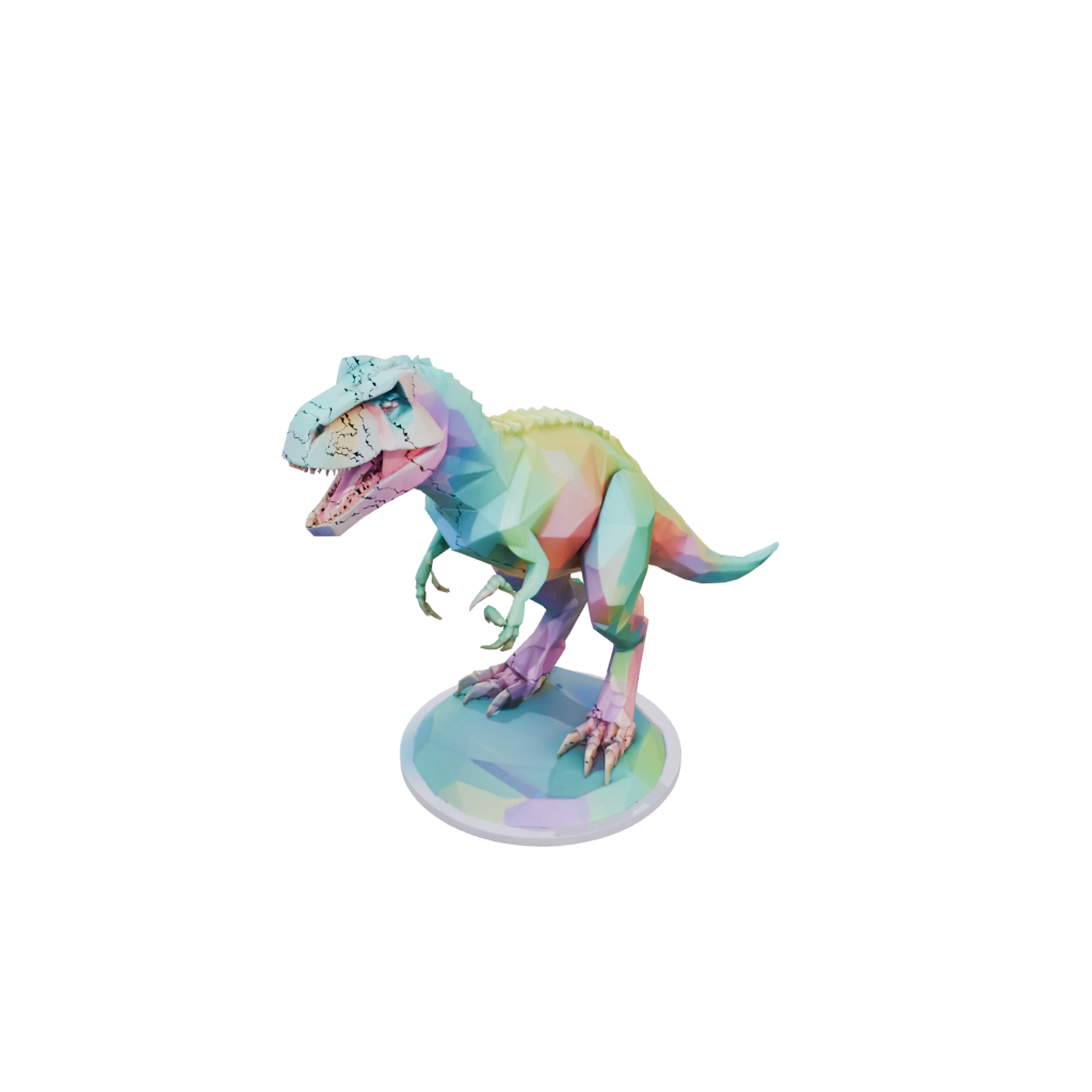 Pastel Geo Flexi Tyrannosaurus Rex
