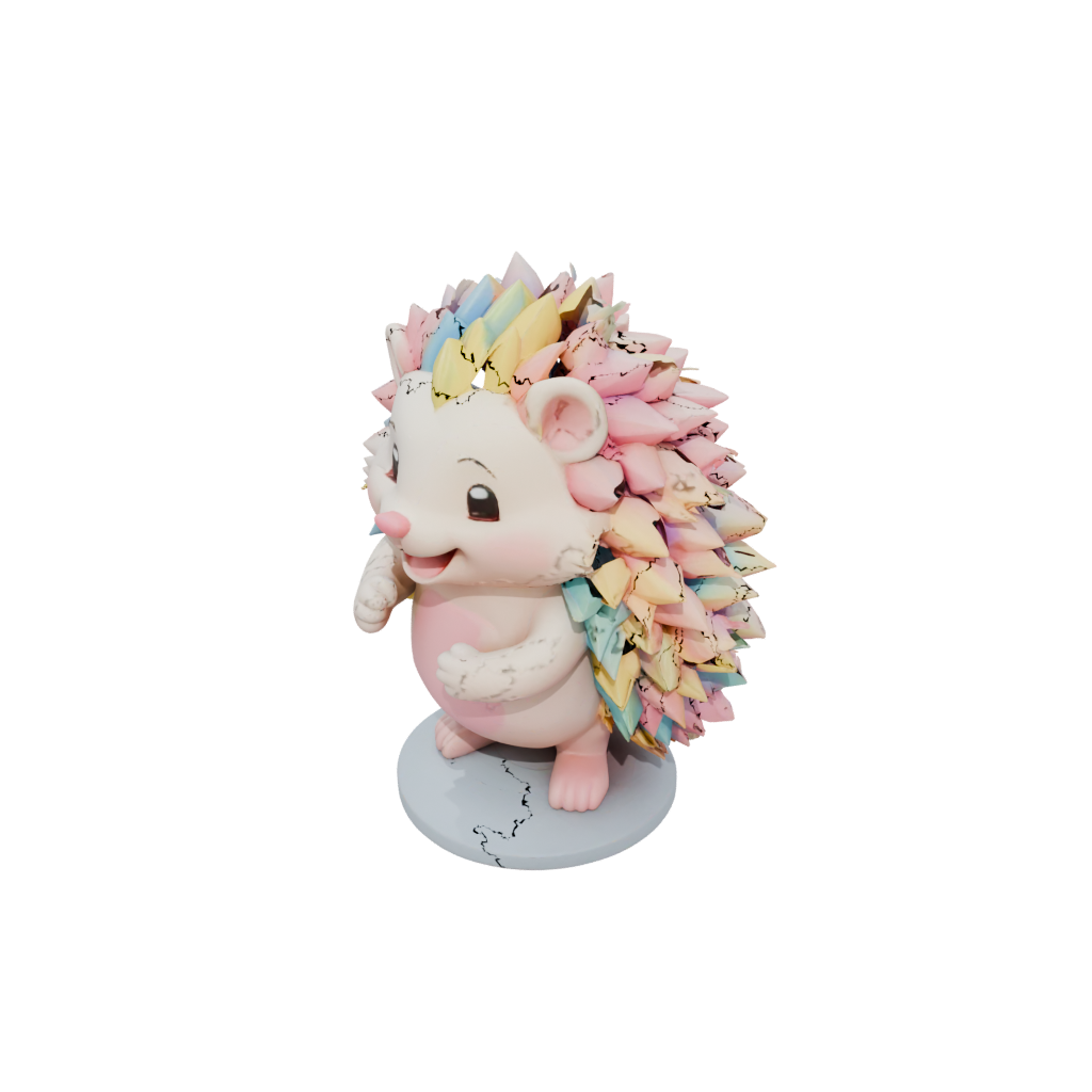 Pastel Kawaii Flexi Hedgehog