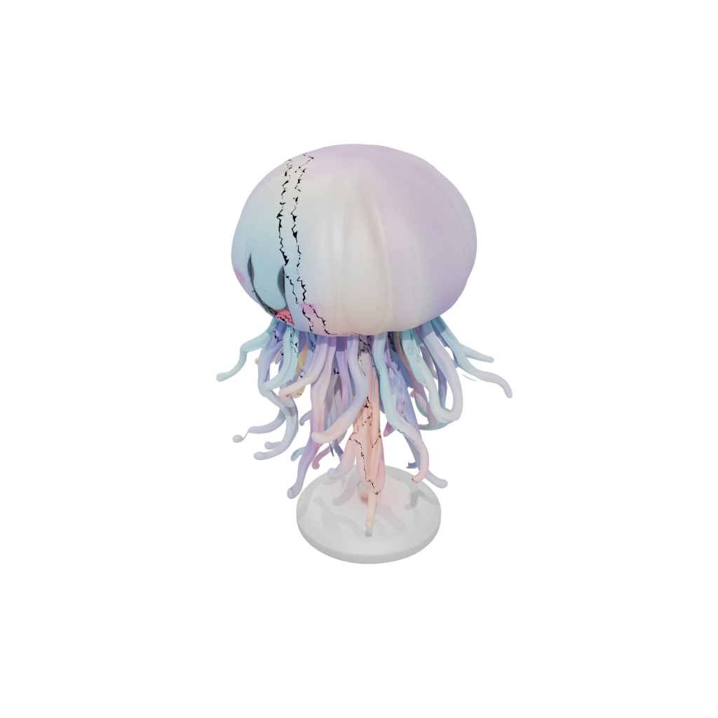 Pastel Kawaii Flexi Jellyfish