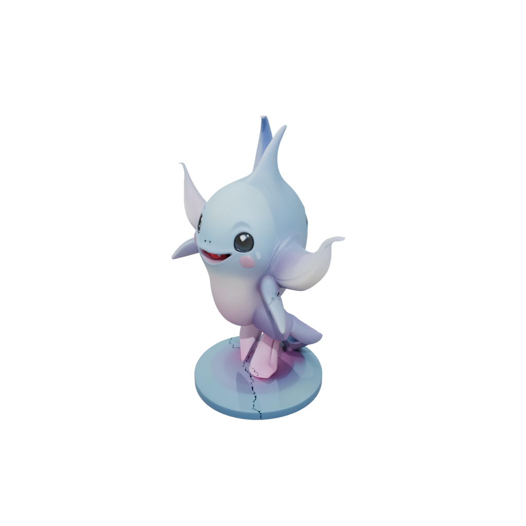 Pastel Kawaii Flexi Manta Ray