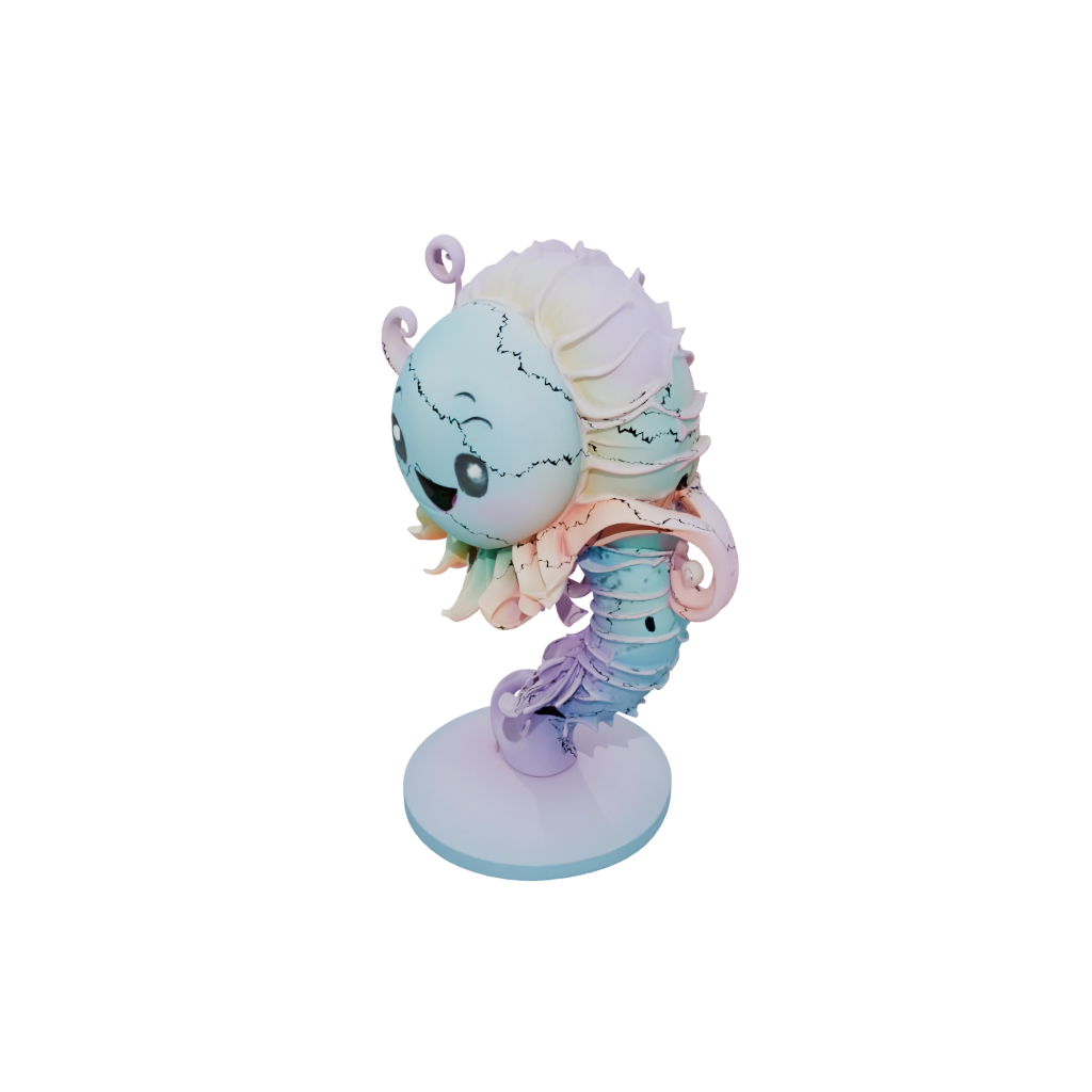 Pastel Kawaii Flexi Nautilus