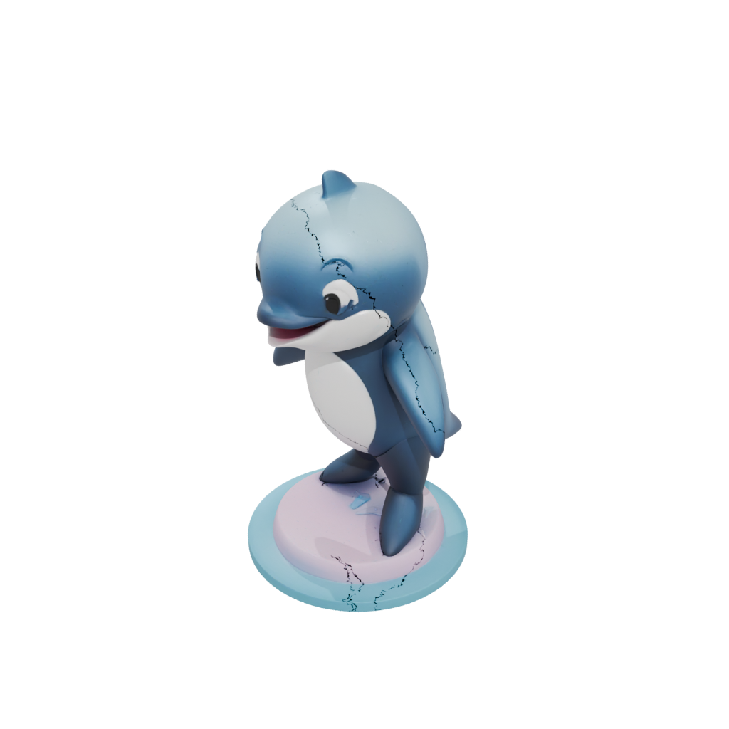 Pastel Kawaii Flexi Orca Whale
