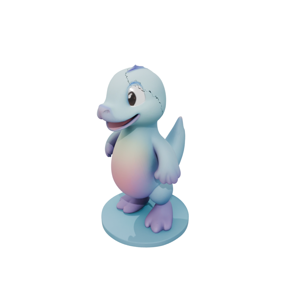 Pastel Kawaii Flexi Platypus