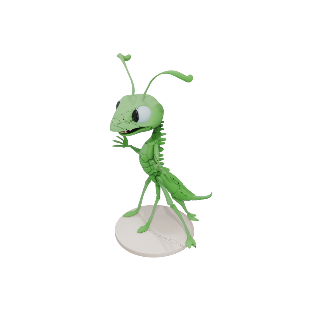 Pastel Kawaii Flexi Praying Mantis