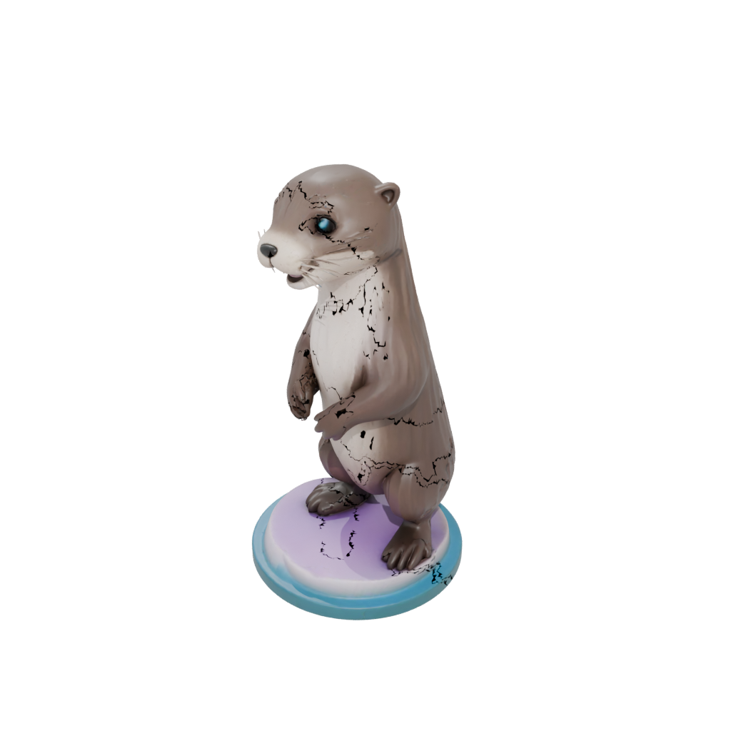 Pastel Kawaii Flexi River Otter