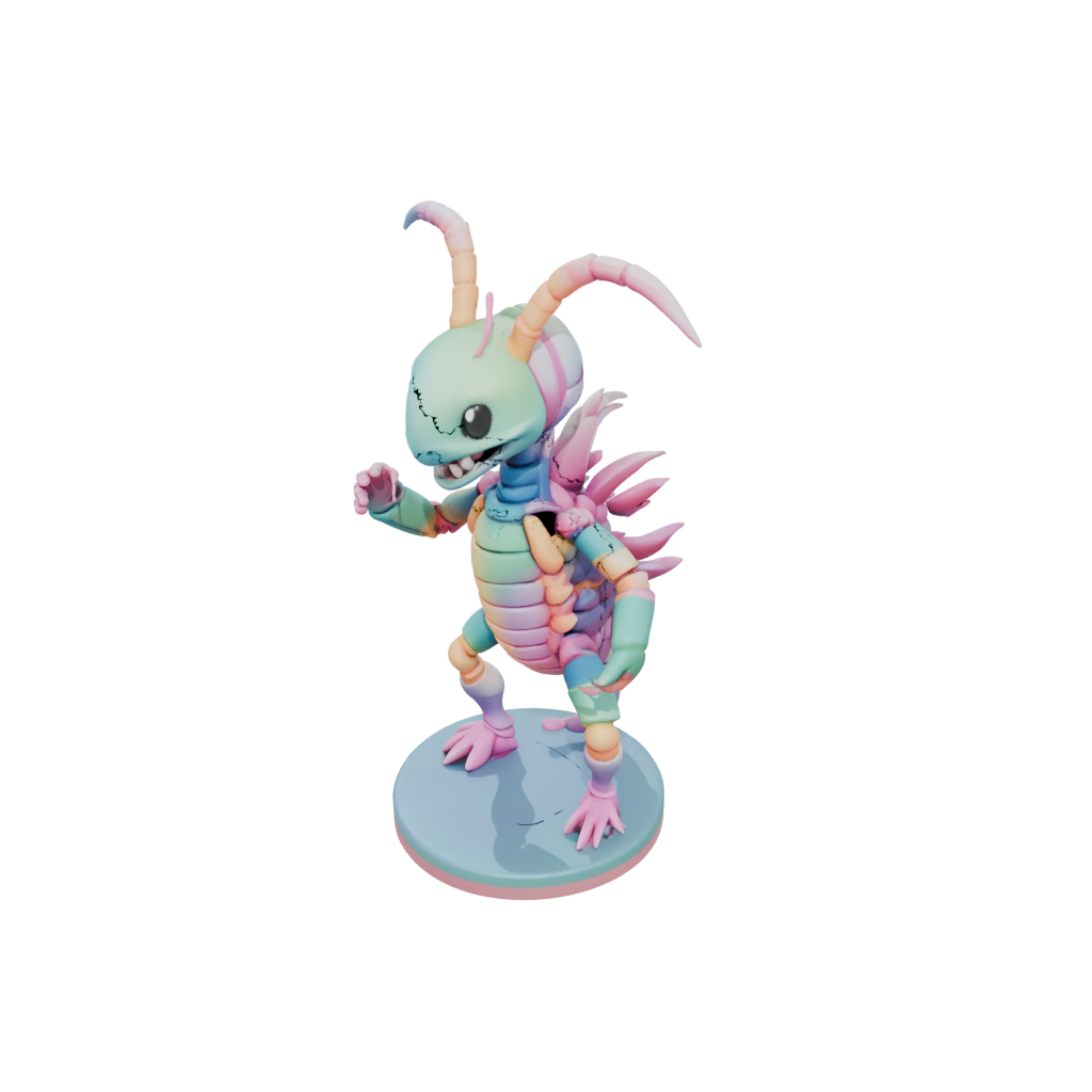 Pastel Kawaii Flexi Scorpion