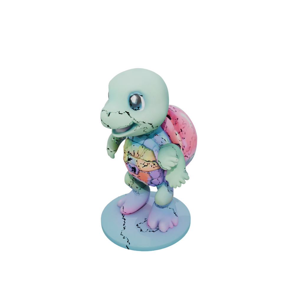 Pastel Kawaii Flexi Sea Turtle