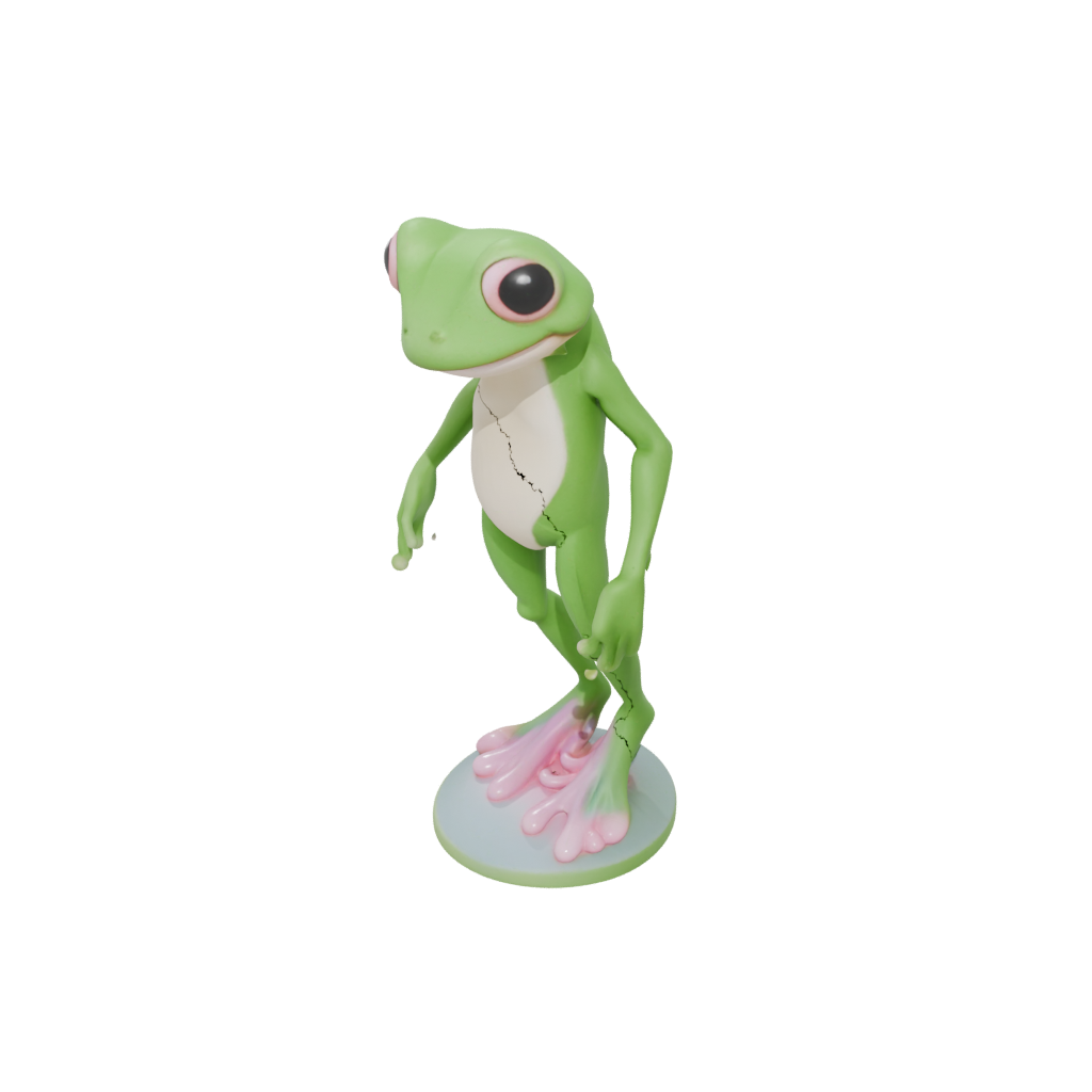 Pastel Kawaii Flexi Tree Frog