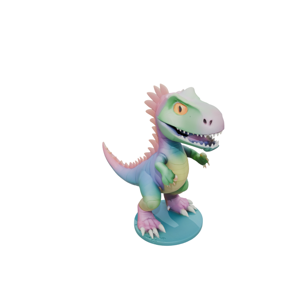 Pastel Kawaii Flexi Tyrannosaurus Rex