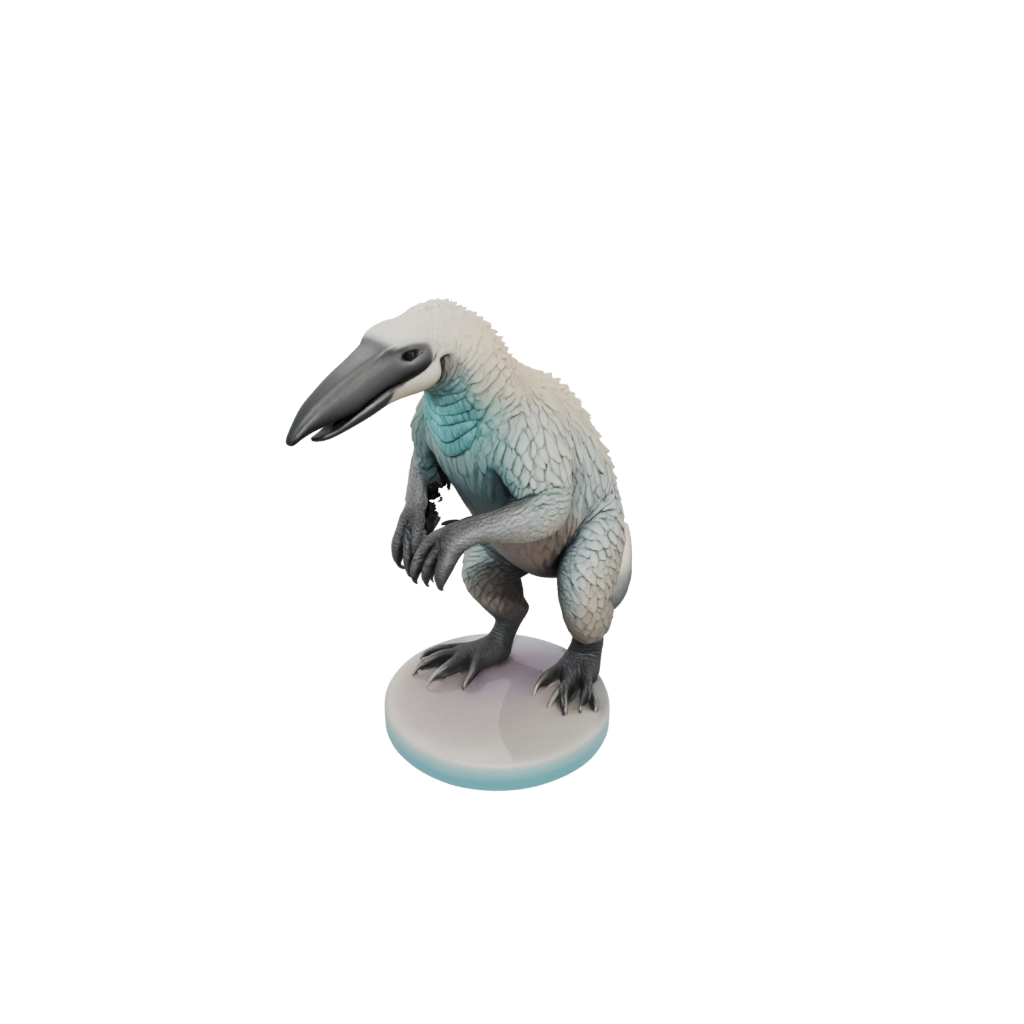 Pastel Realistic Flexi Anteater