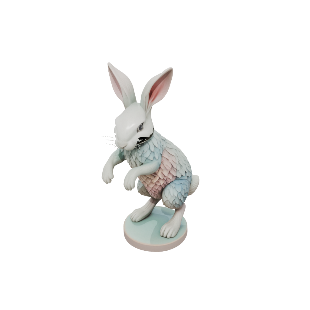Pastel Realistic Flexi Bunny Rabbit