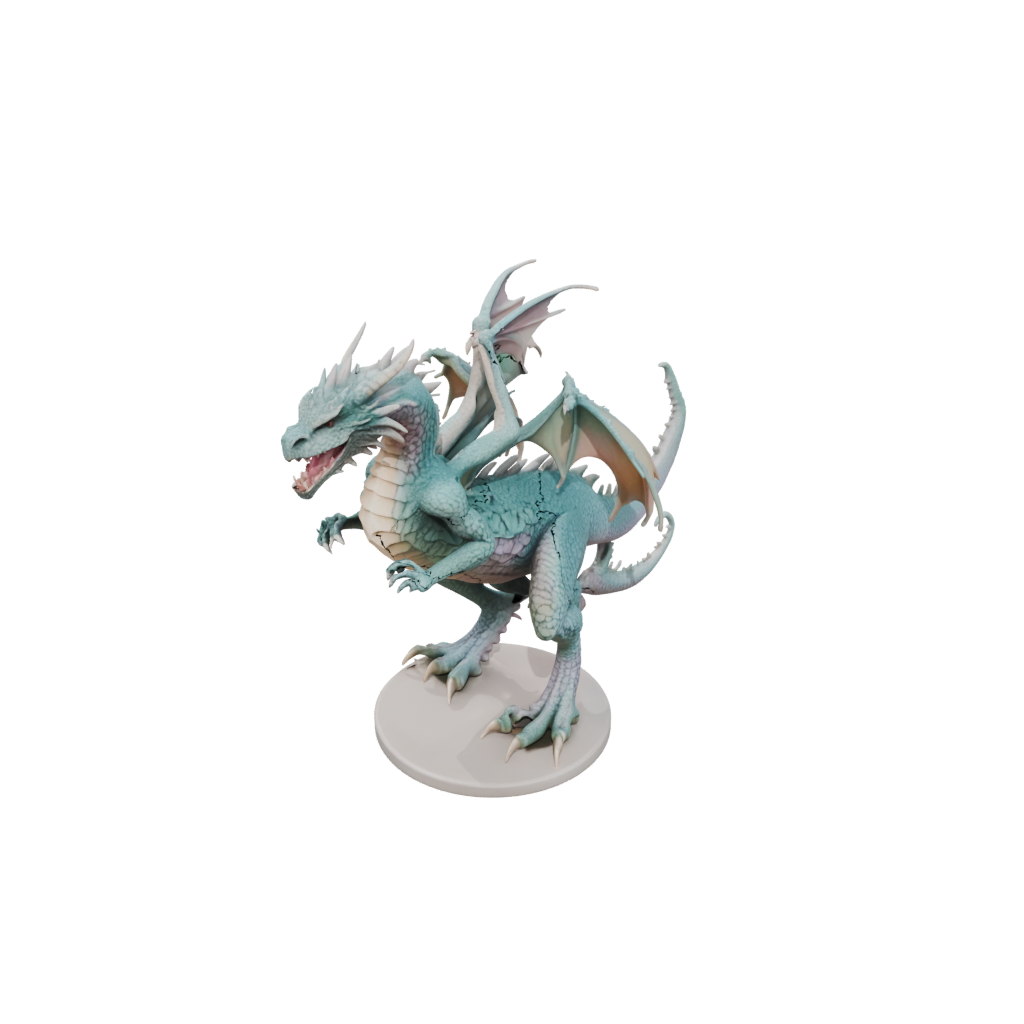 Pastel Realistic Flexi Dragon