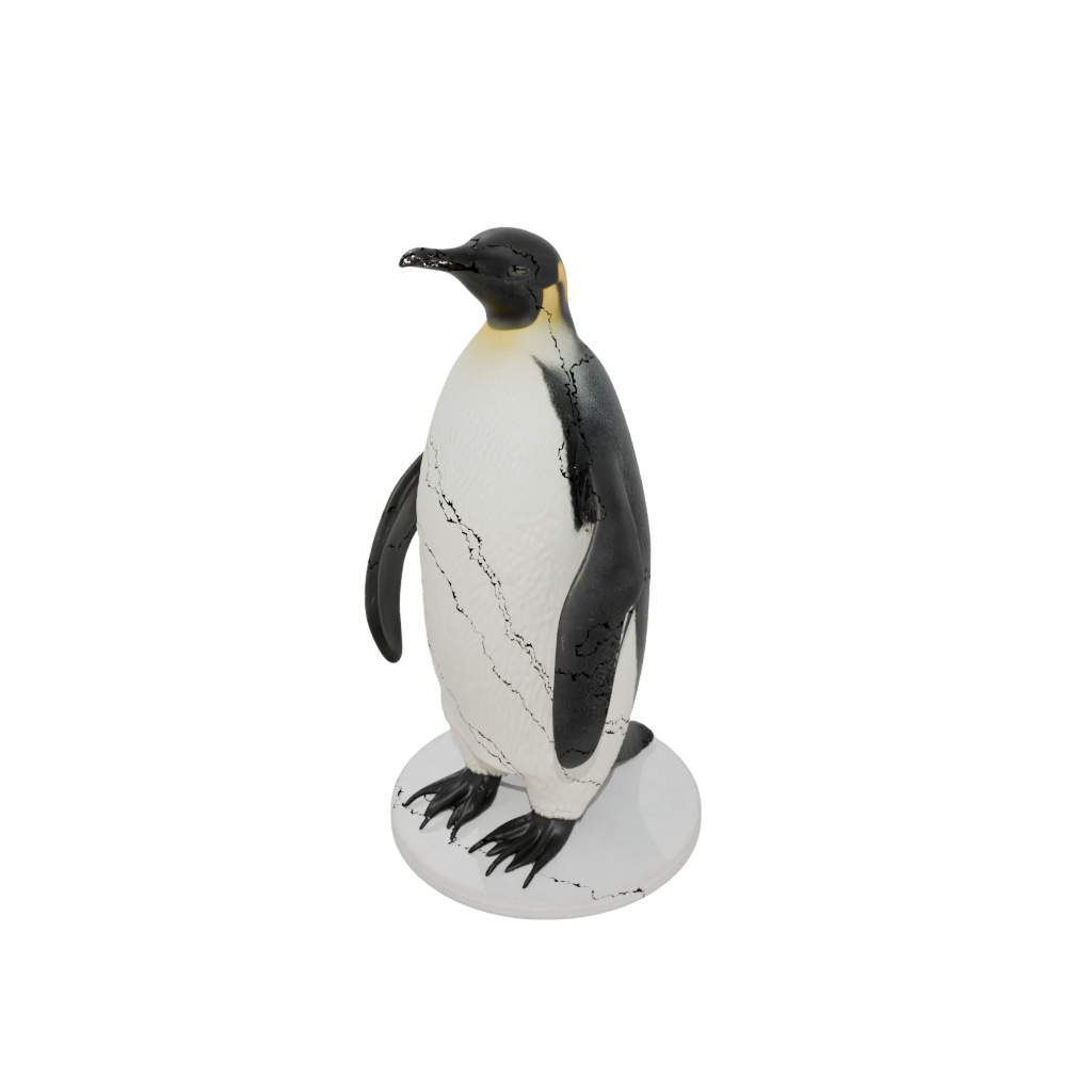 Pastel Realistic Flexi Emperor Penguin