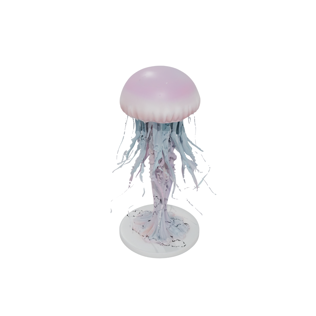 Pastel Realistic Flexi Jellyfish