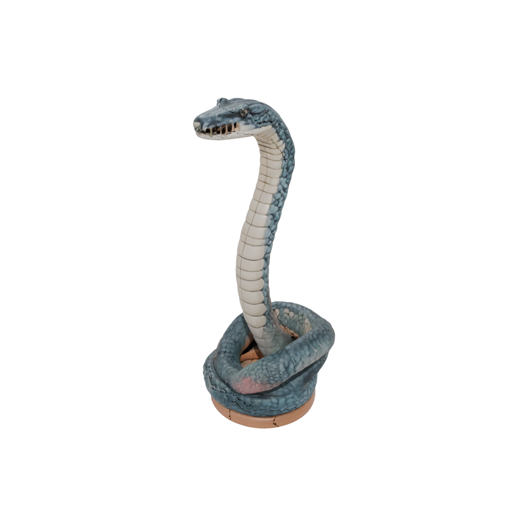 Pastel Realistic Flexi King Cobra