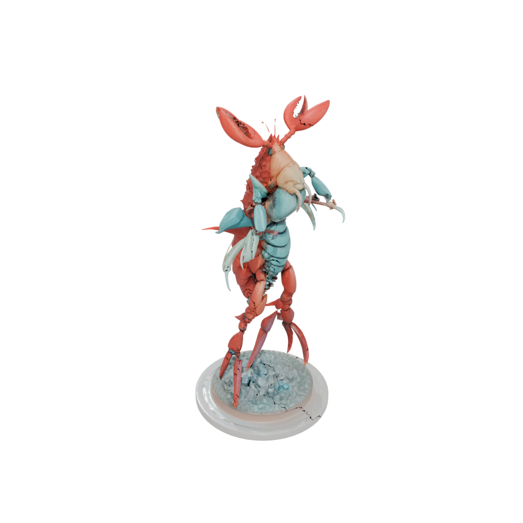 Pastel Realistic Flexi Lobster