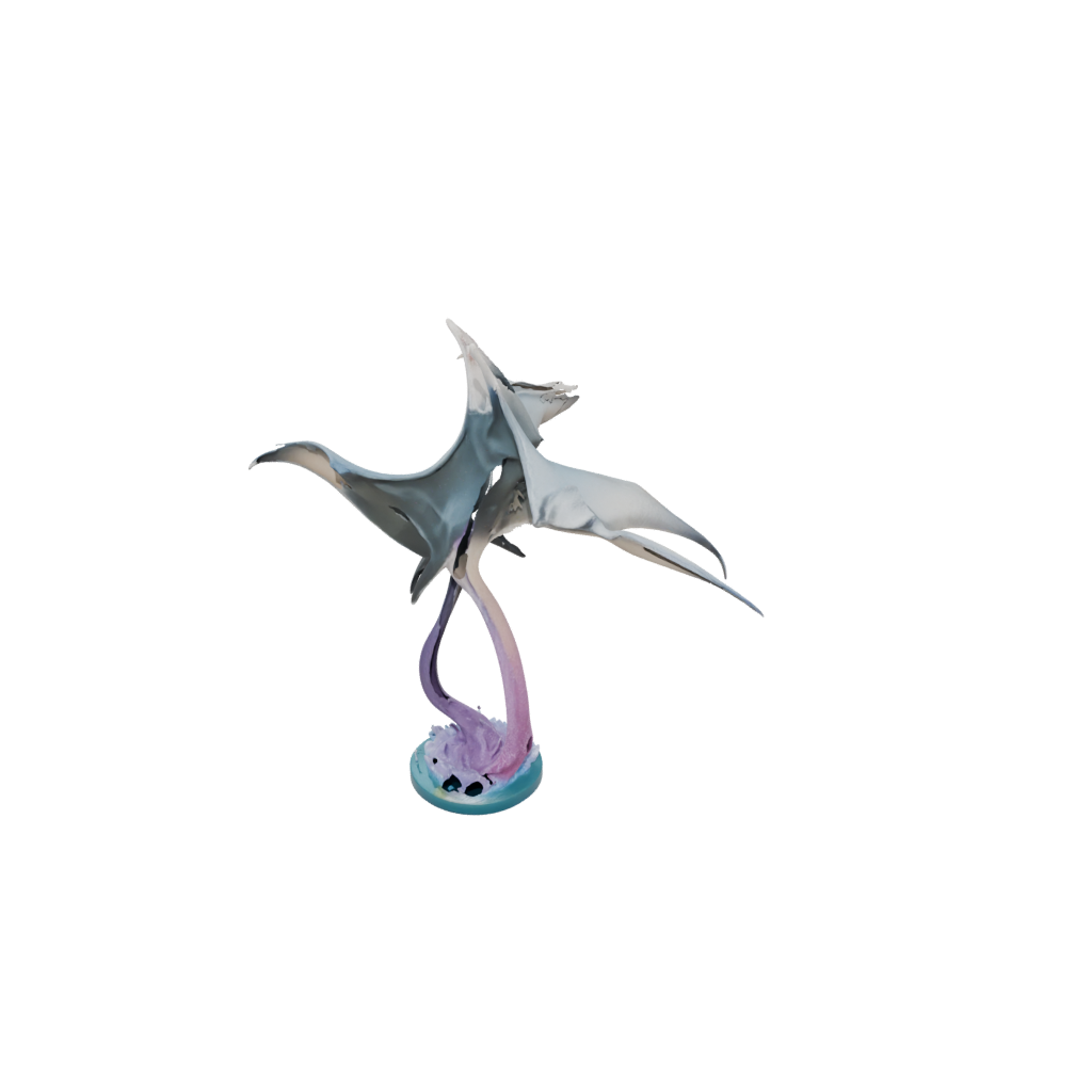 Pastel Realistic Flexi Manta Ray
