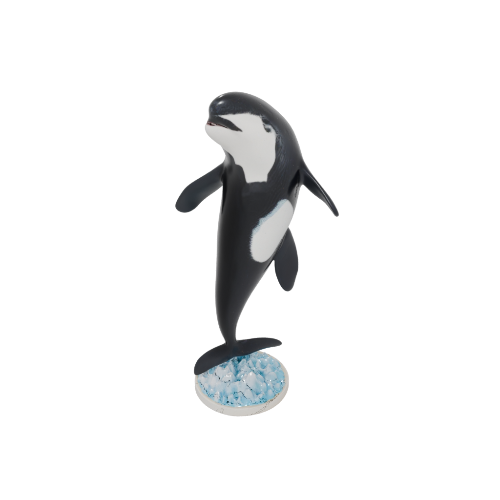 Pastel Realistic Flexi Orca Whale
