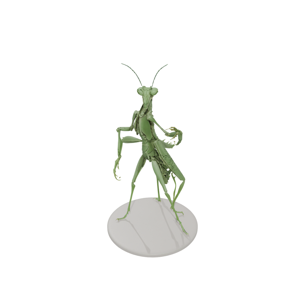 Pastel Realistic Flexi Praying Mantis