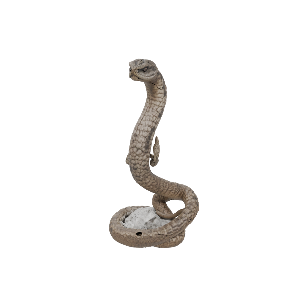 Pastel Realistic Flexi Rattlesnake