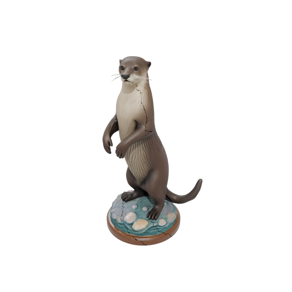 Pastel Realistic Flexi River Otter