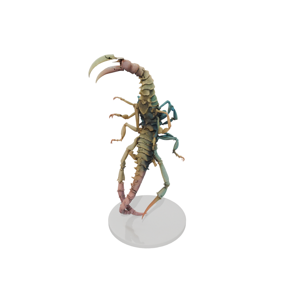 Pastel Realistic Flexi Scorpion