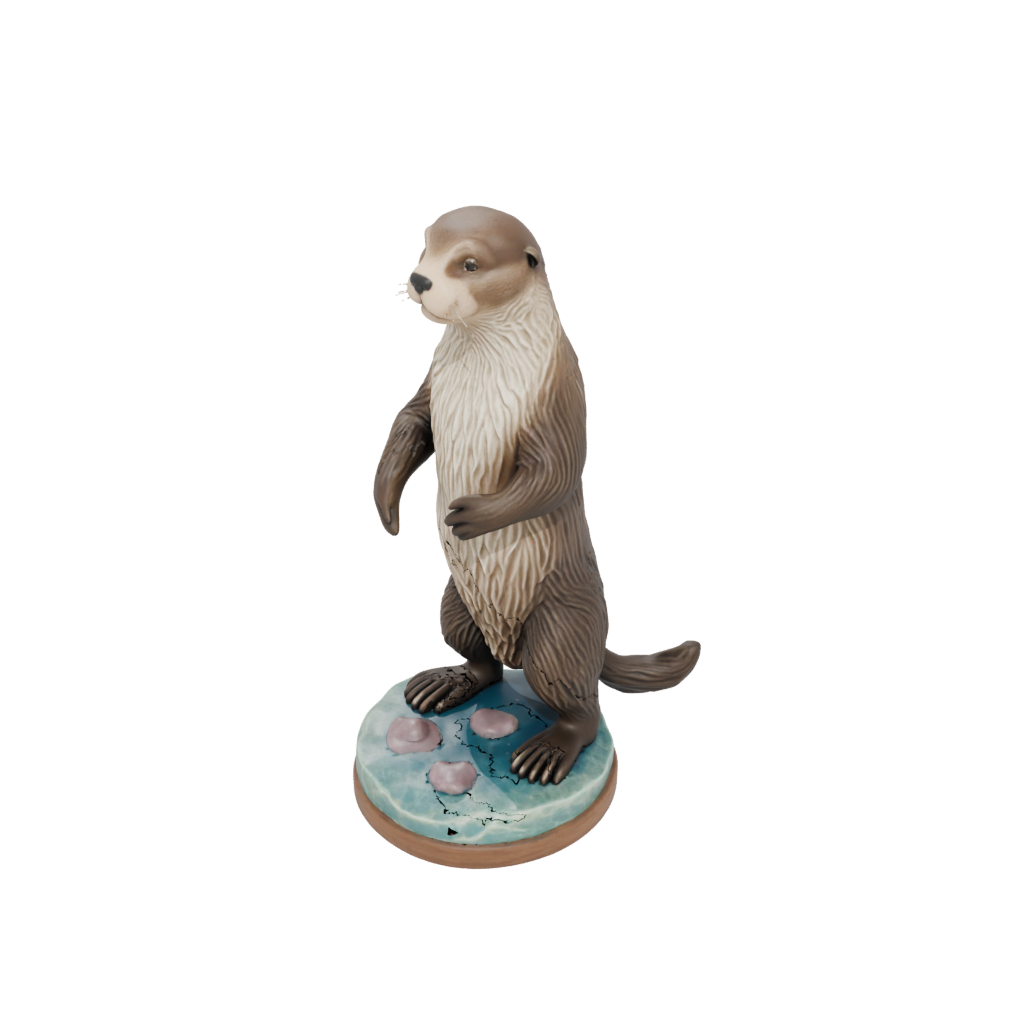 Pastel Realistic Flexi Sea Otter