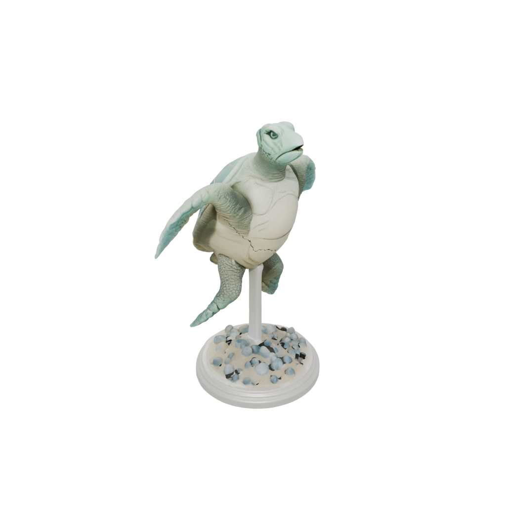 Pastel Realistic Flexi Sea Turtle