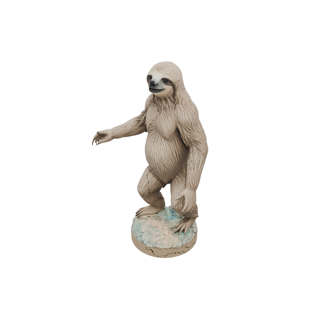 Pastel Realistic Flexi Sloth
