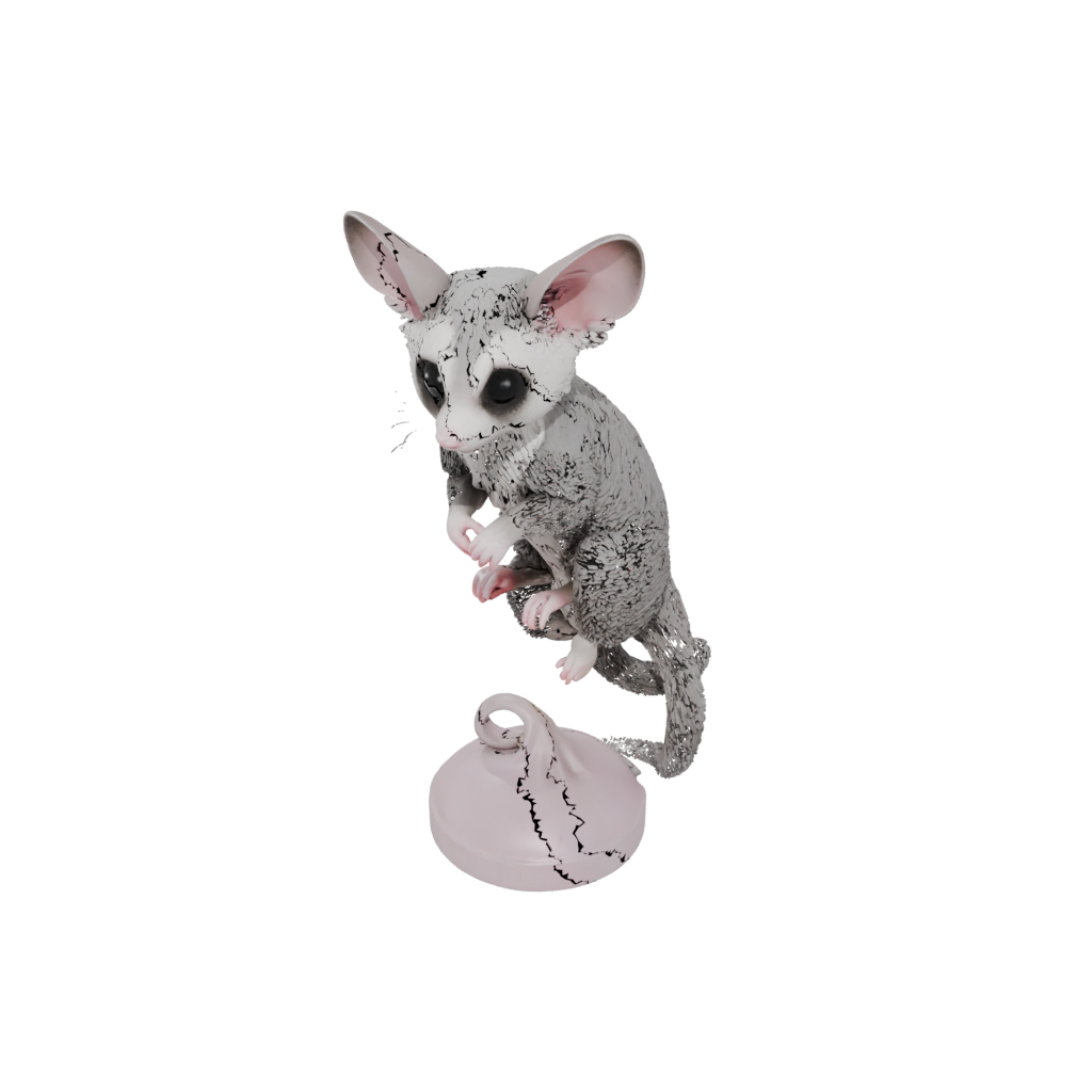 Pastel Realistic Flexi Sugar Glider