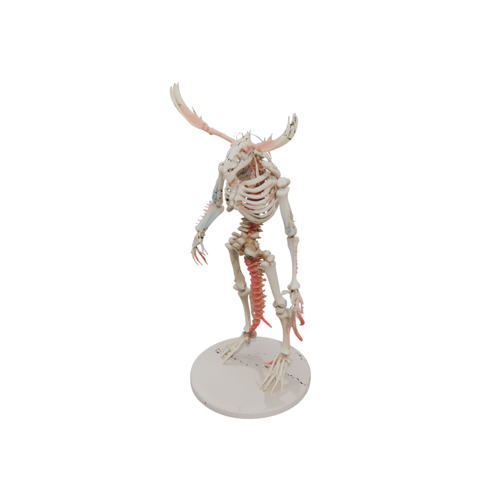 Pastel Skeleton Flexi Lobster