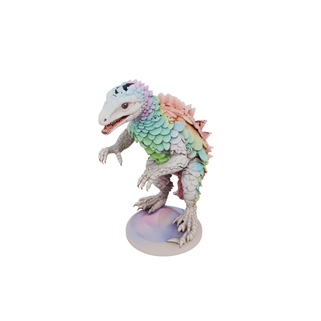 Pastel Skeleton Flexi Pangolin