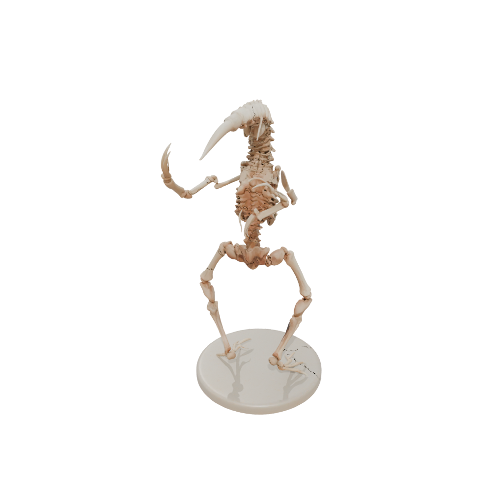 Pastel Skeleton Flexi Scorpion