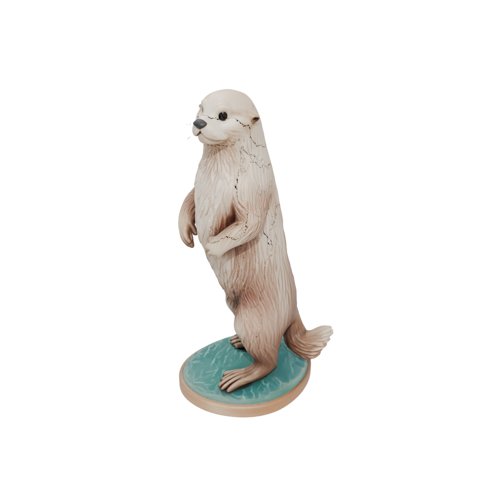 Pastel Skeleton Flexi Sea Otter