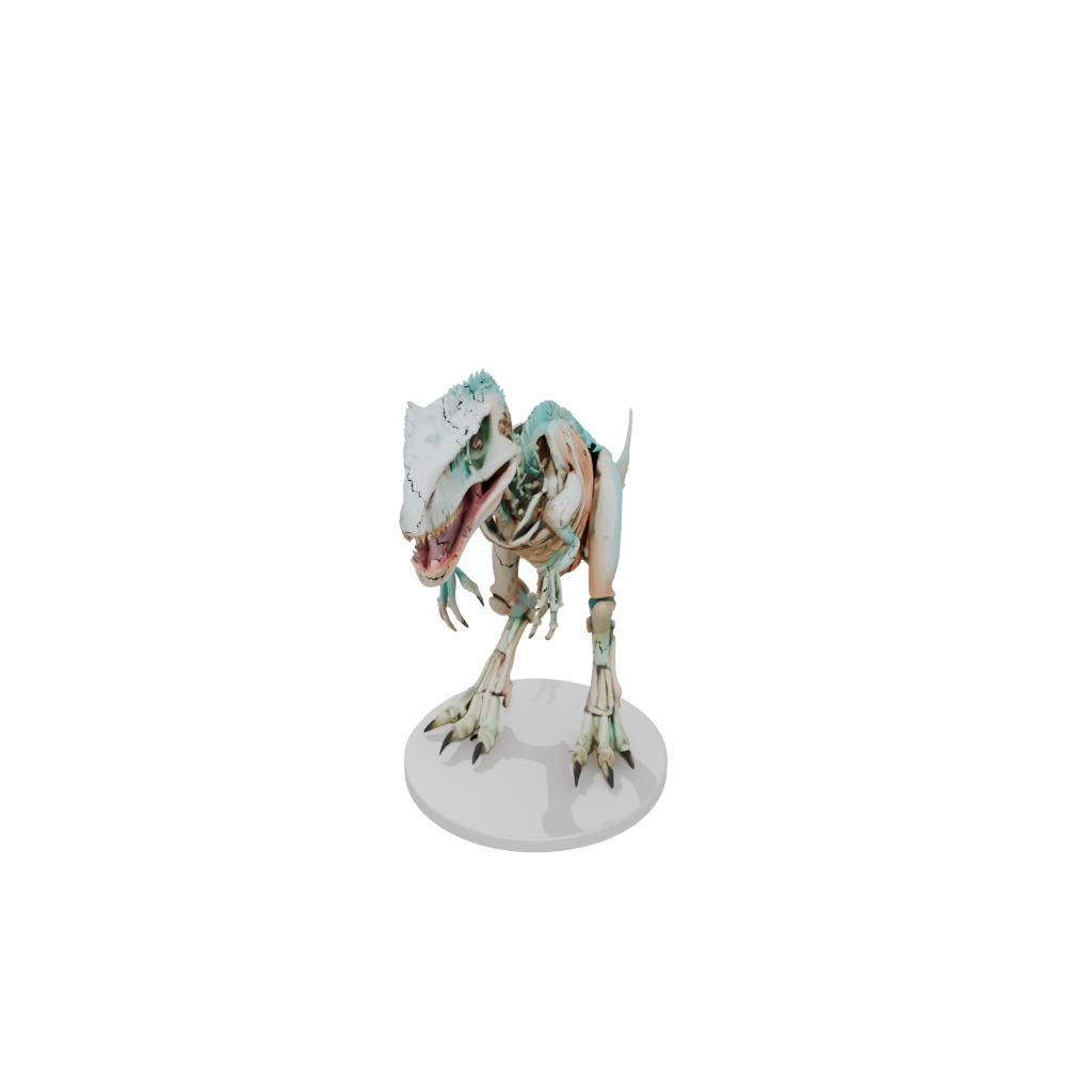 Pastel Skeleton Flexi Tyrannosaurus Rex