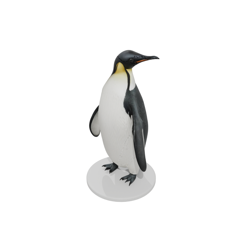 Realistic Flexi Emperor Penguin