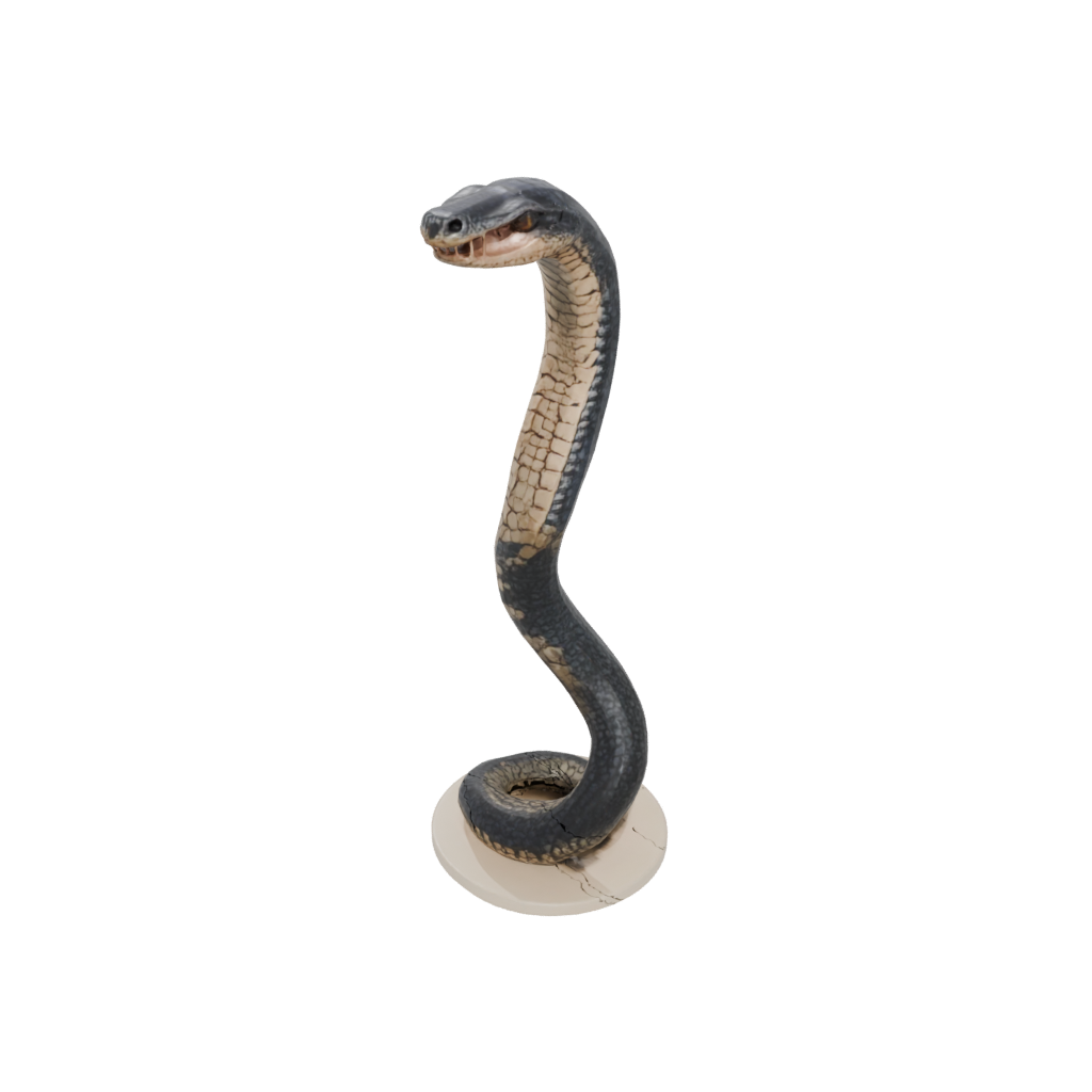 Realistic Flexi King Cobra
