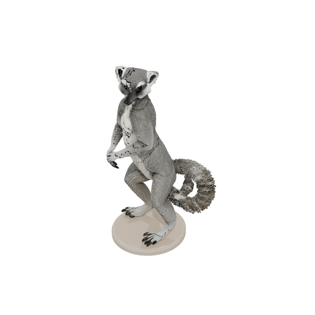 Realistic Flexi Lemur