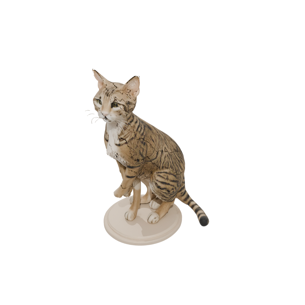 Realistic Flexi Tabby Cat