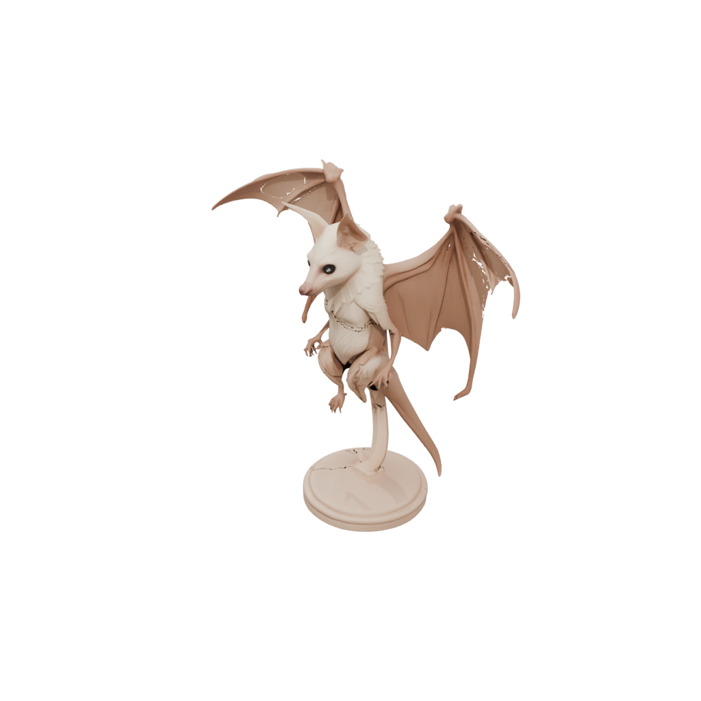 Skeleton Flexi Fruit Bat