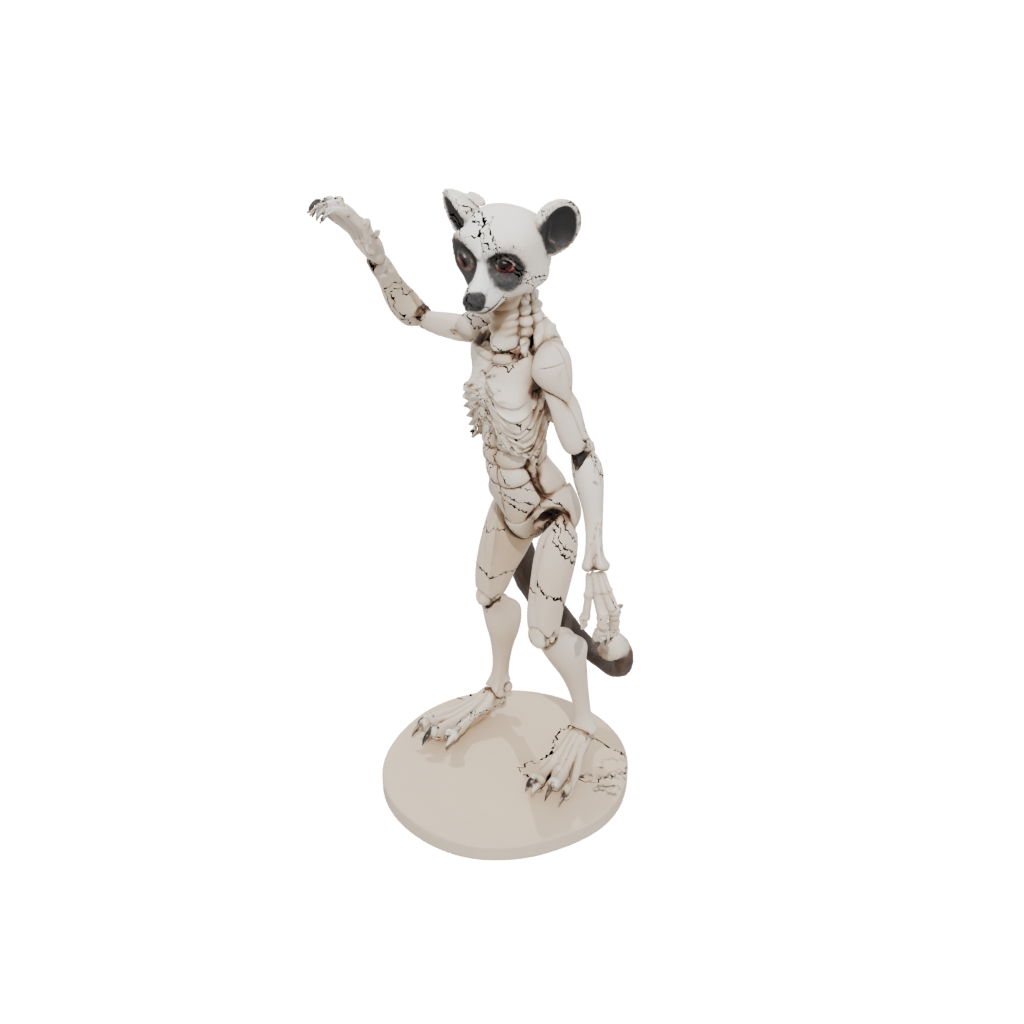 Skeleton Flexi Lemur