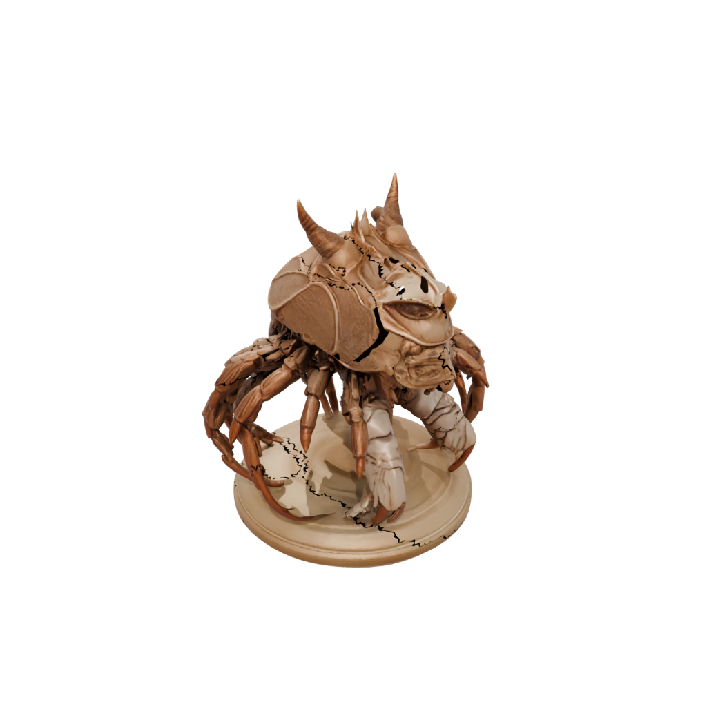 Woodgrain Armored Flexi Hermit Crab