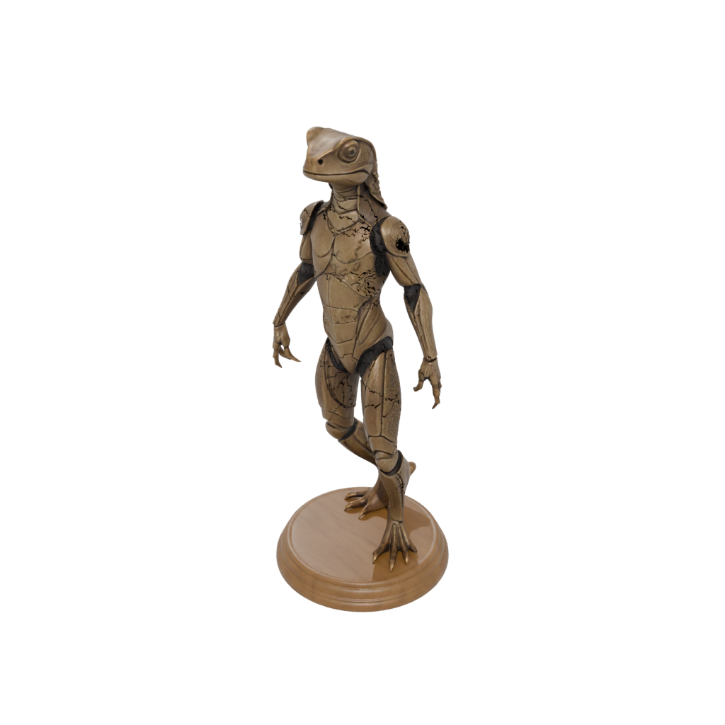 Woodgrain Armored Flexi Newt