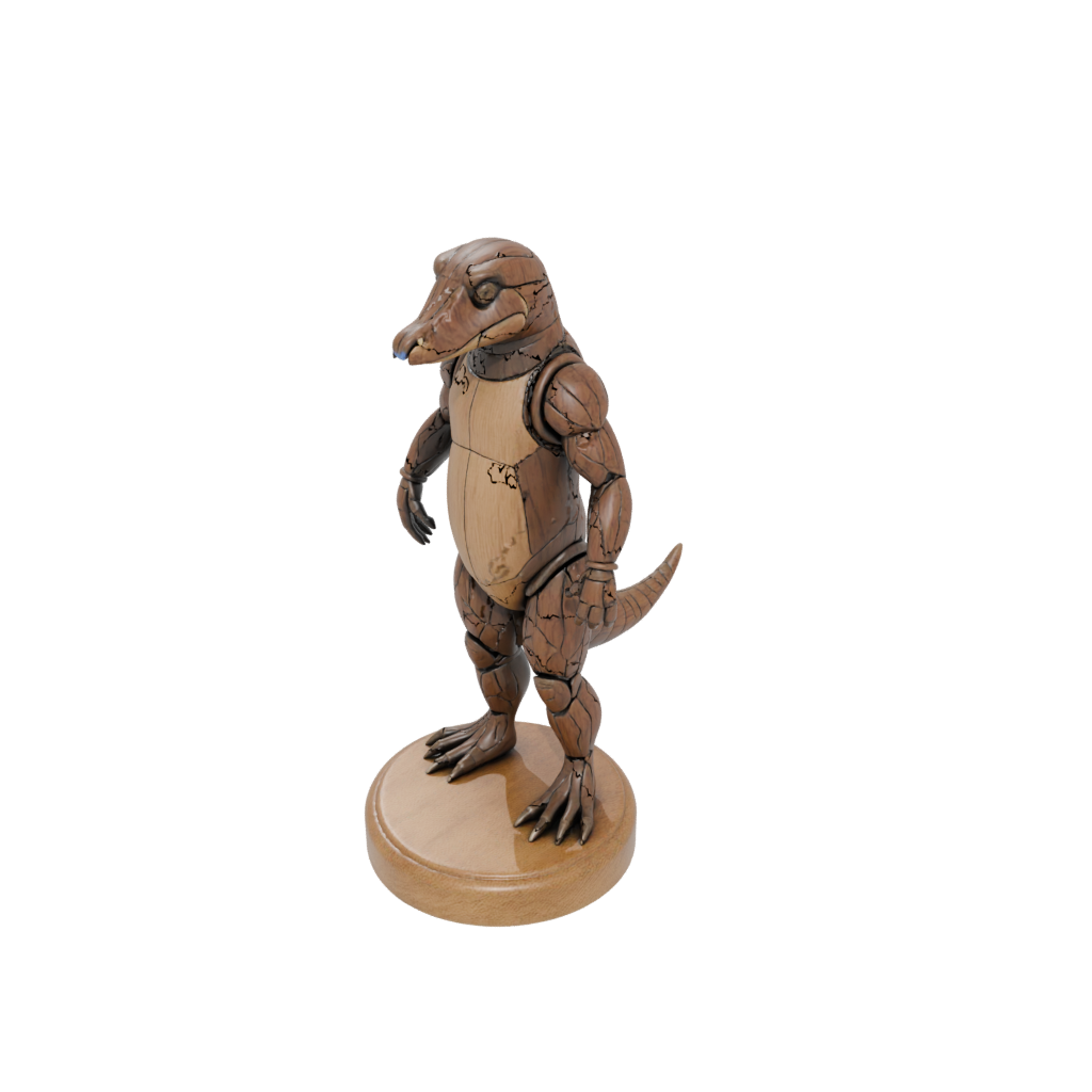 Woodgrain Armored Flexi Platypus