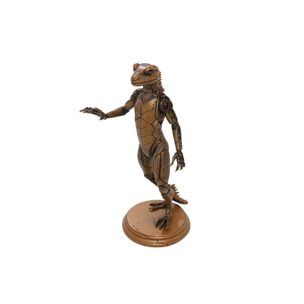 Woodgrain Armored Flexi Salamander